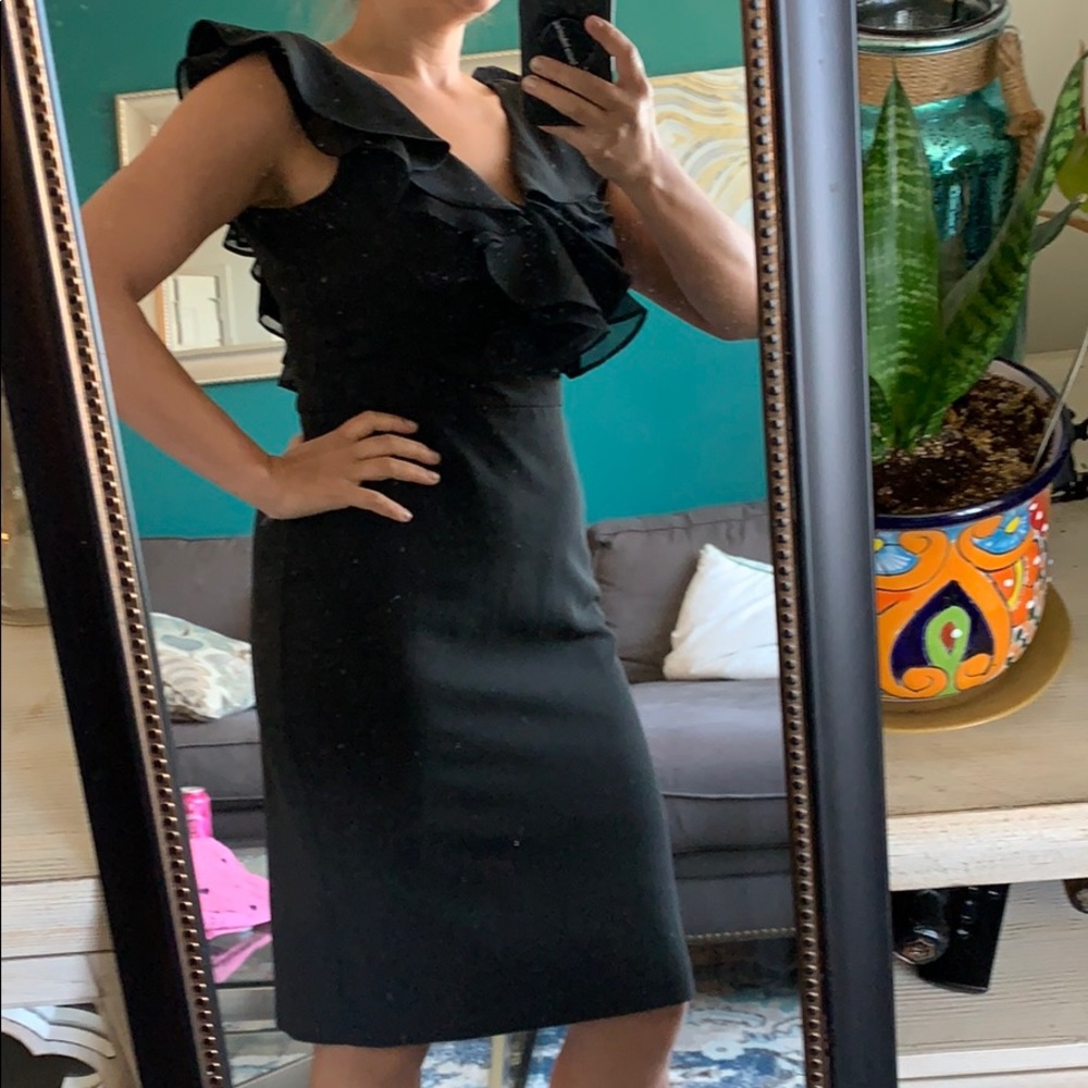 LBD with Ruffle Accent